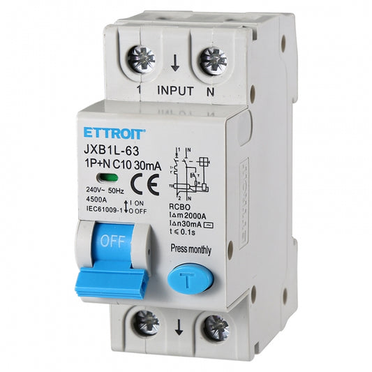 ETTROIT| MAGNETOTERMICO DIFFERENZIALE 1P+N 32A 30mA 0,03 220V-6KA | JX271061