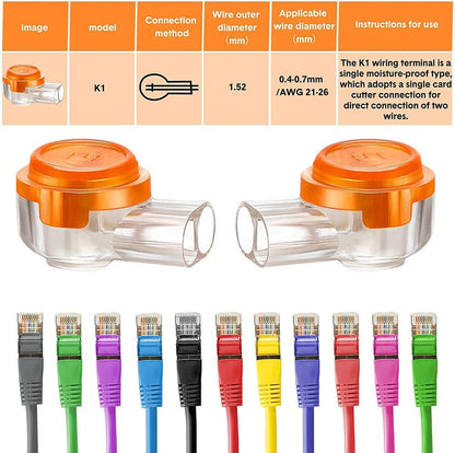 NR 10 Connettore 3M Scothlock Supporta cavi tra 19~26 AWG connessione rapida mediante pressione 100 unità Gel isolante a tenuta