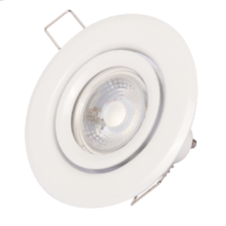 FLFSS608W FSL Portafaretto Orientabile Colore BIANCO 90*25/Φ75 - GU10 MR16