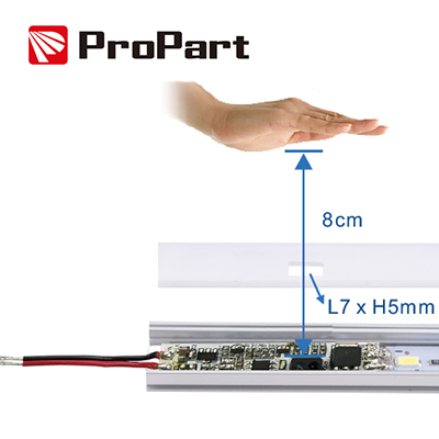 Sensore prossimità movimento mano infrarossi - MAX 24V/96W DIMMER MAGICO PASSAGGIO MANO